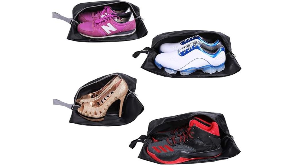 waterproof travel shoe organizer