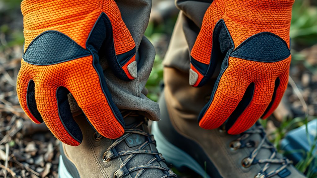 wear gloves check ticks