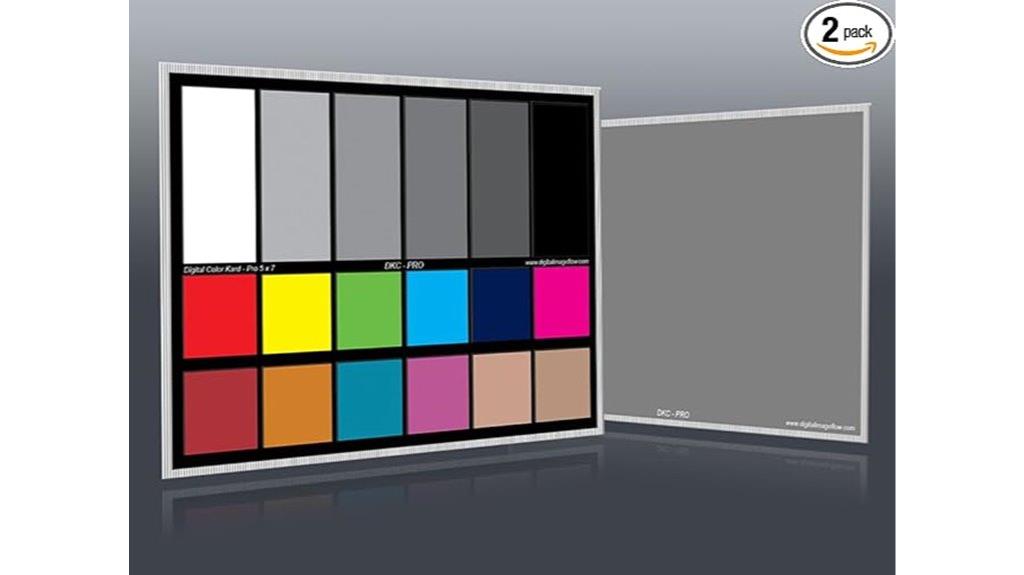 white balance calibration charts