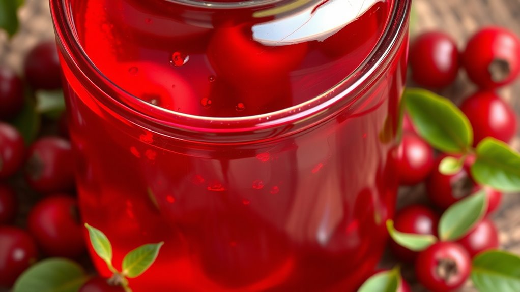 wild foraged hawthorn jelly