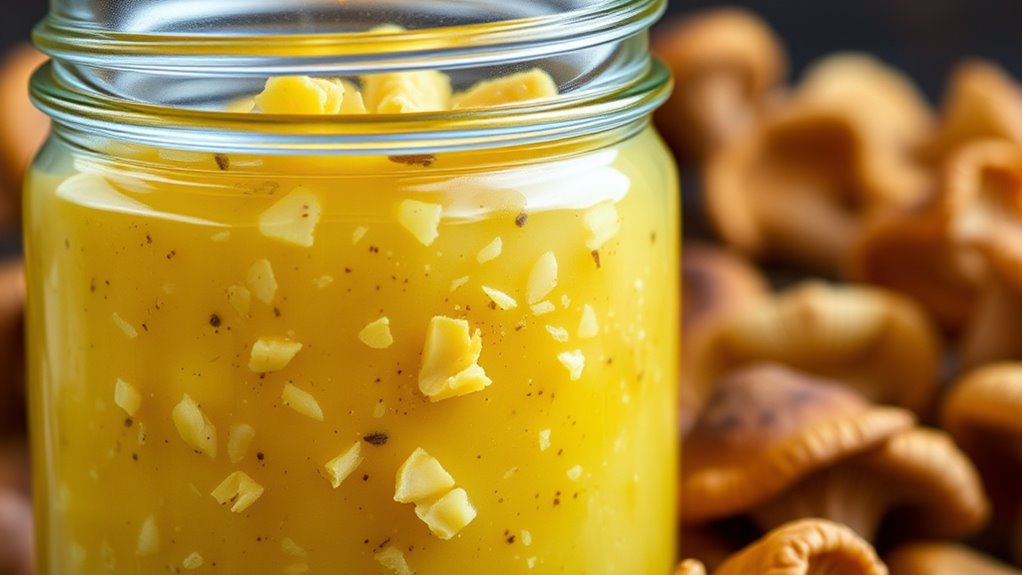 wild mushroom butter creation