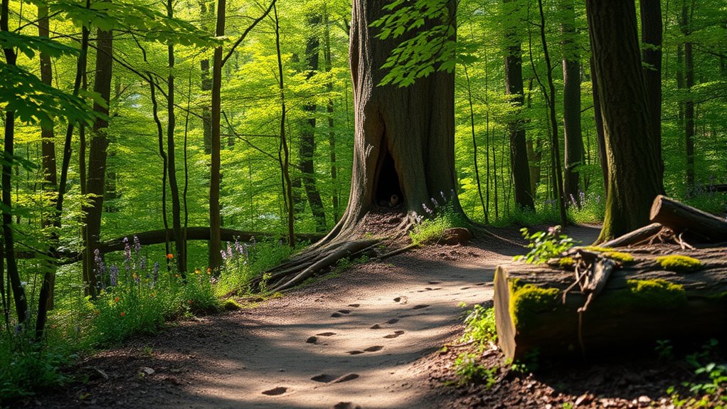 wildlife nesting and dens