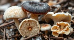 winter mushrooms velvet shank wood ear oyster