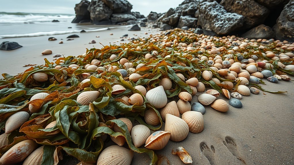 winter shoreline foraging techniques
