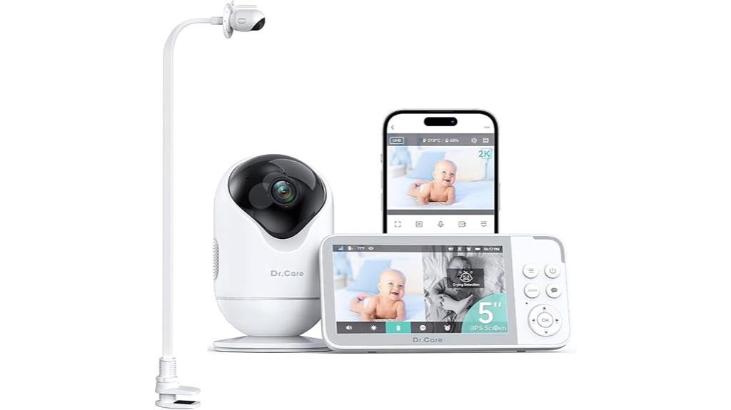 wireless 2k hd baby monitor