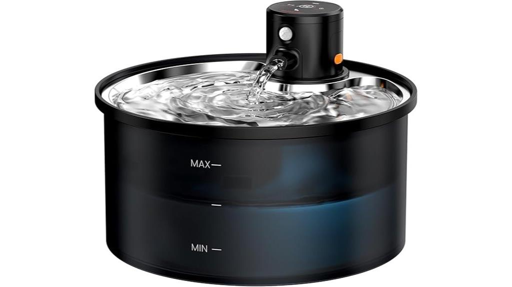 wireless battery powered pet fountain