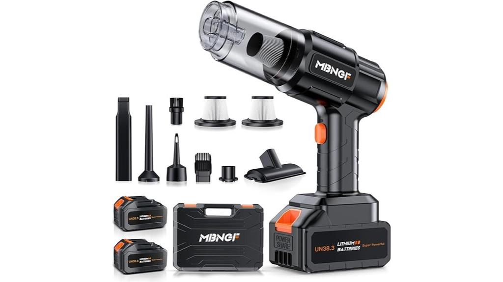 wireless car vacuum power