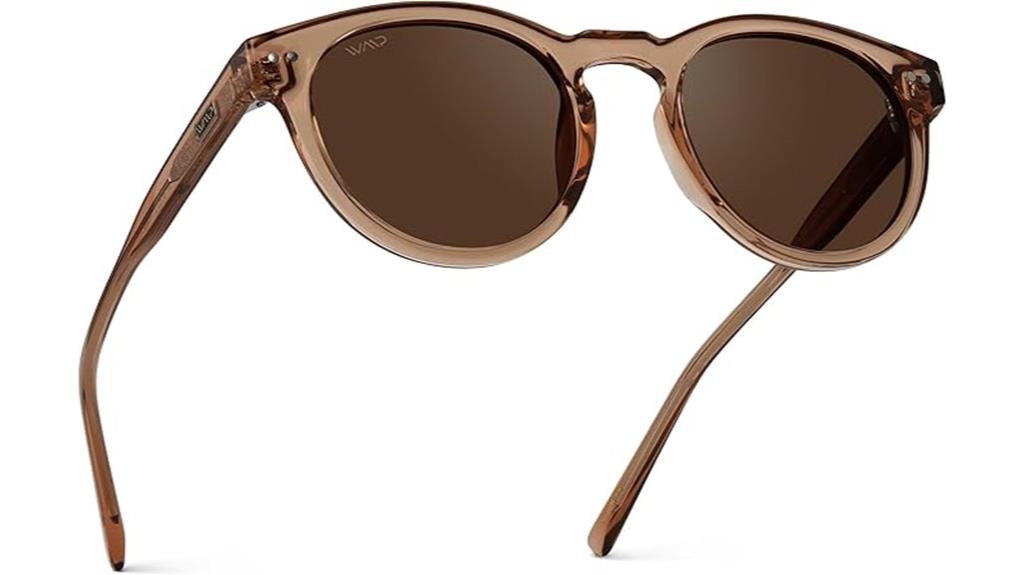 women s circular polarized shades
