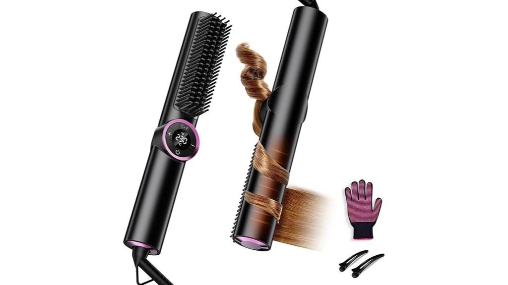 women s hair straightening brush