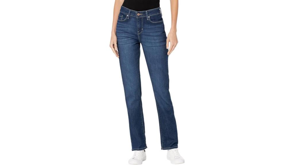 women s modern straight jeans