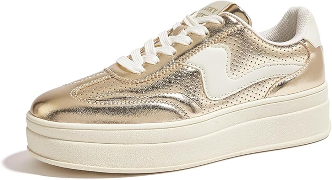 women s thick sole sneakers