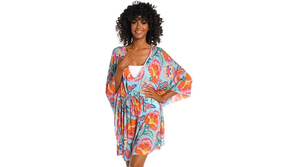 women s v neck caftan cover up
