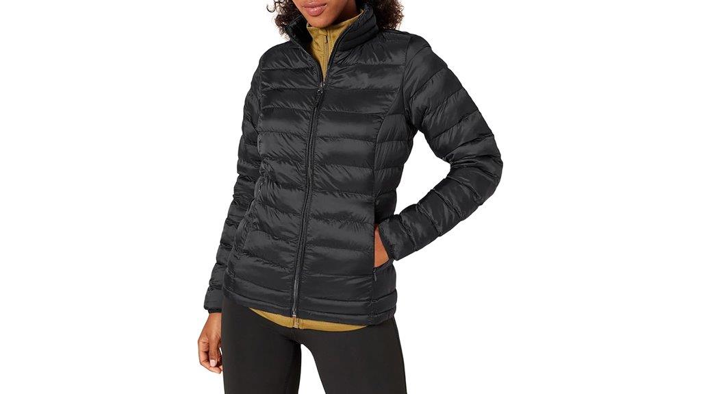women s water resistant puffer jacket