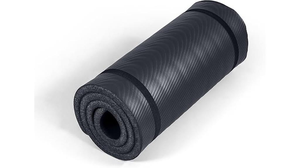 yoga mat with strap