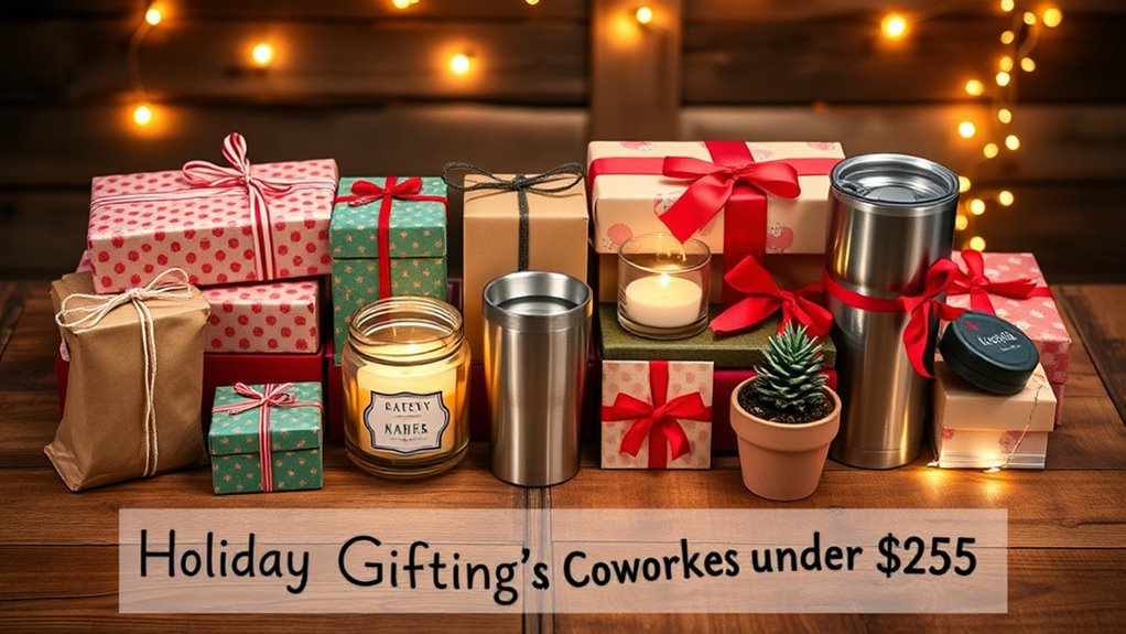 affordable festive coworker gifts
