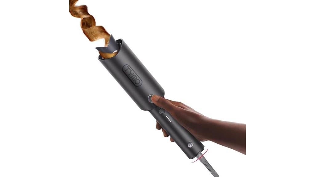 automatic 1 25 inch gray curling iron