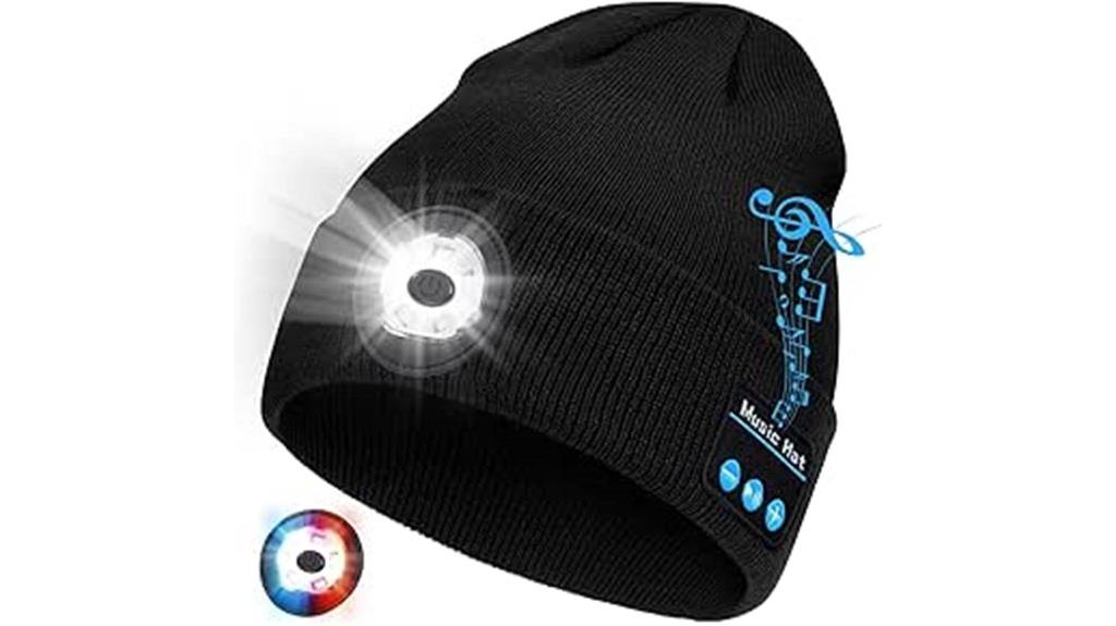 bluetooth lighted music hat