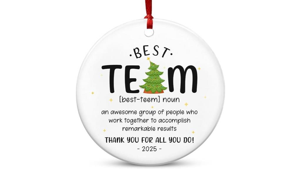 christmas team ornament