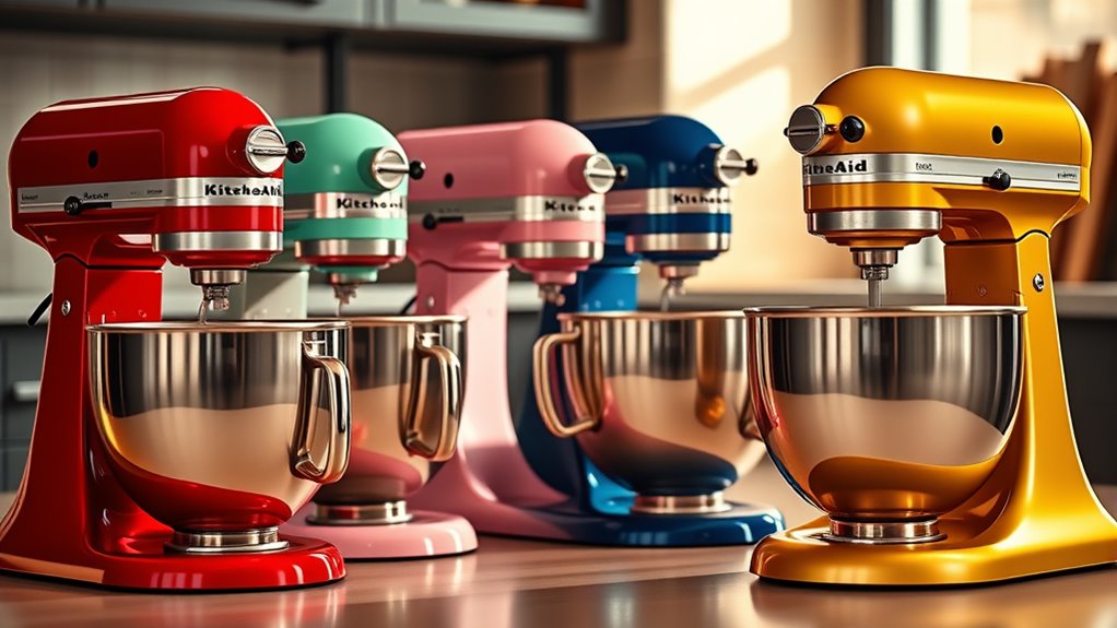 colorful kitchenaid options 2025