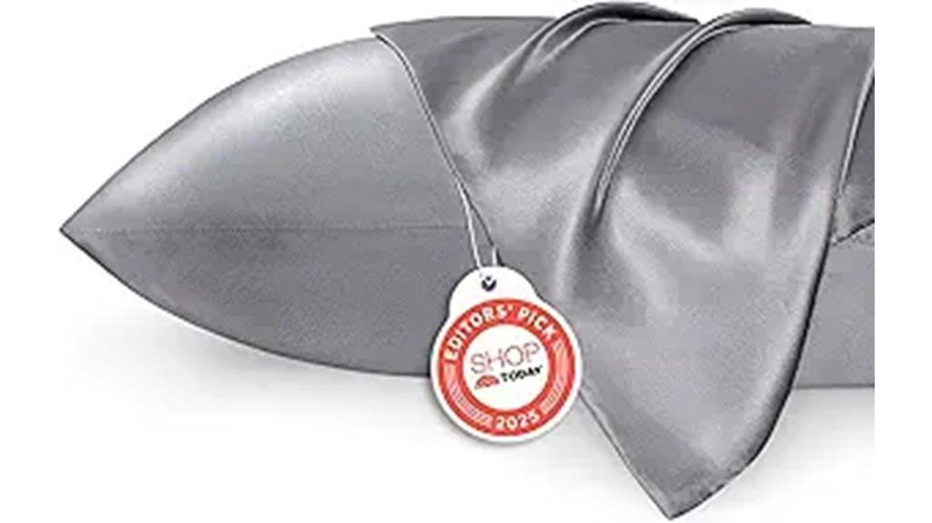 elegant satin pillowcases set