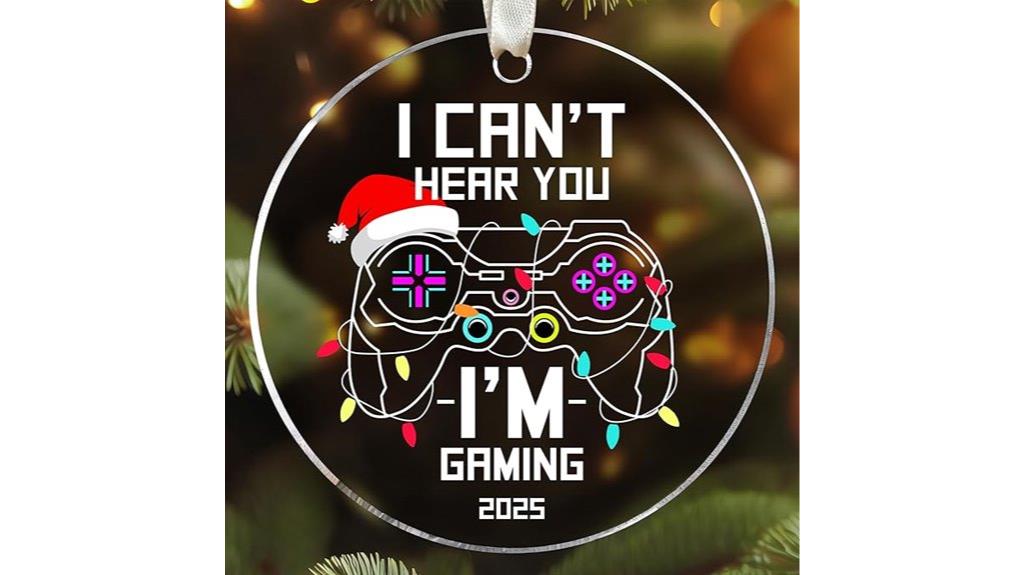 gaming christmas ornament gift