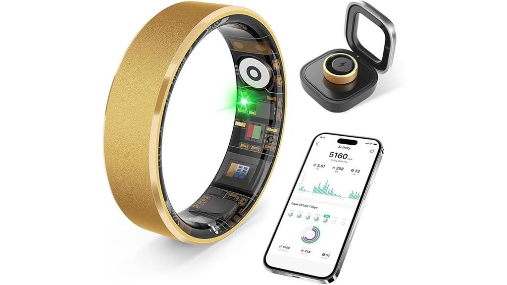 gold waterproof fitness tracker