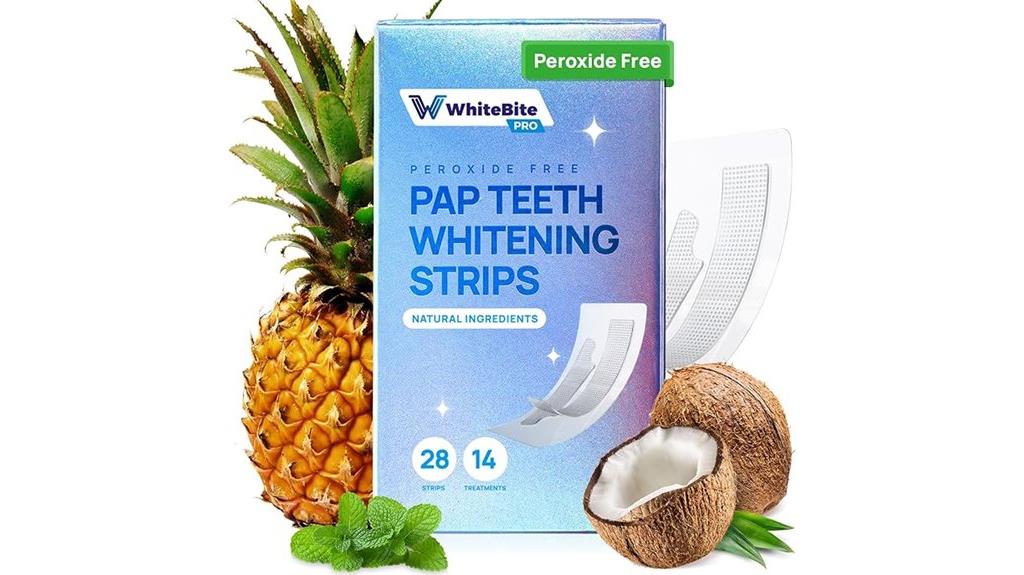 natural whitening strip set