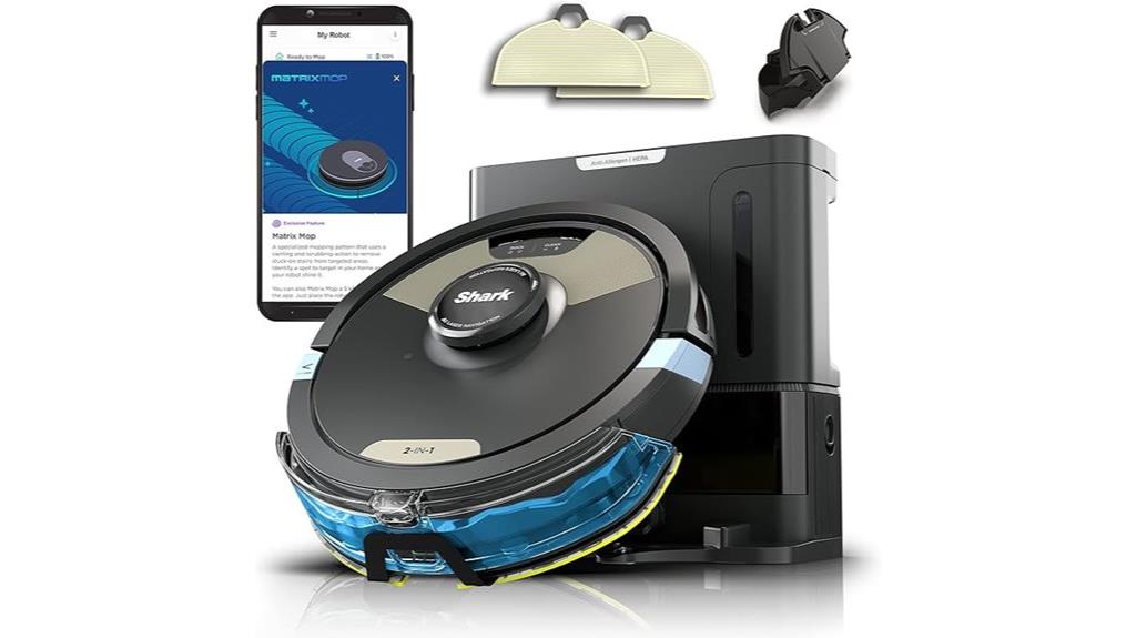 robot vacuum with mopping