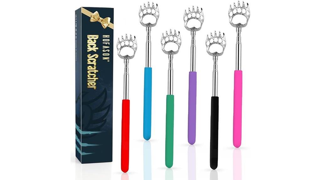 six piece back scratcher set