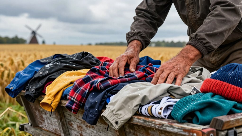 adjust clothing for weather
