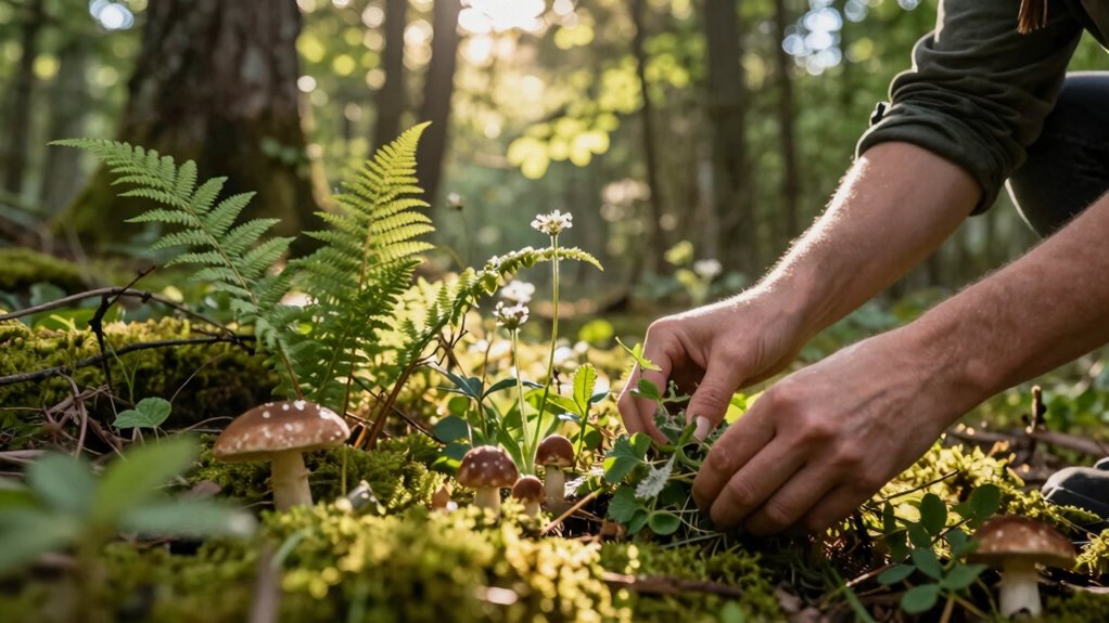 begin sustainable foraging practices