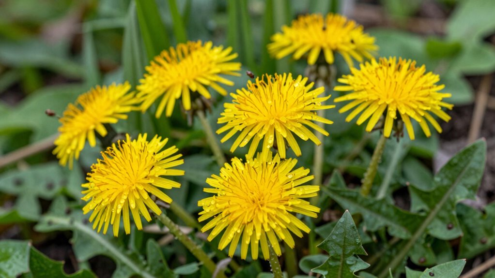 dandelions are edible year round
