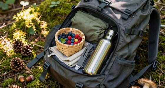efficient lightweight foraging pack