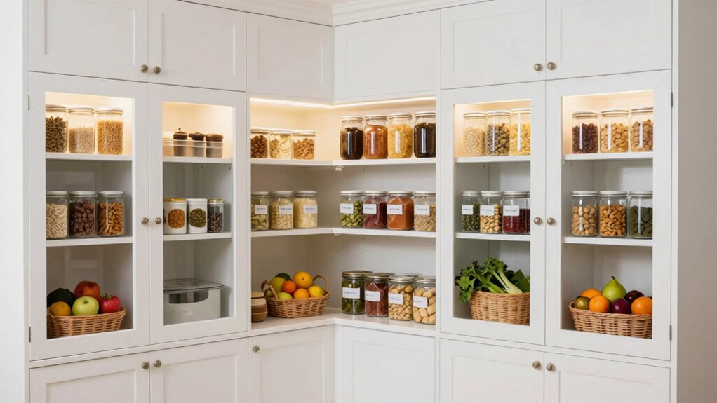efficient organized kitchen storage