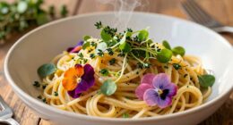 enhancing meals with wild garnishes