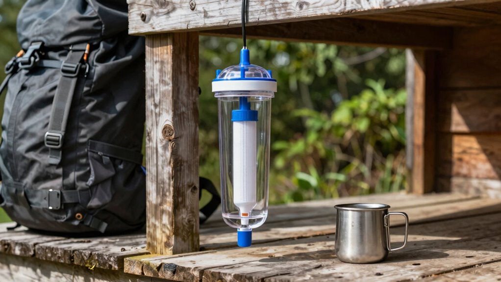 gravity filter capacity and maintenance