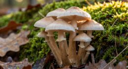 identifying hidden edible mushrooms