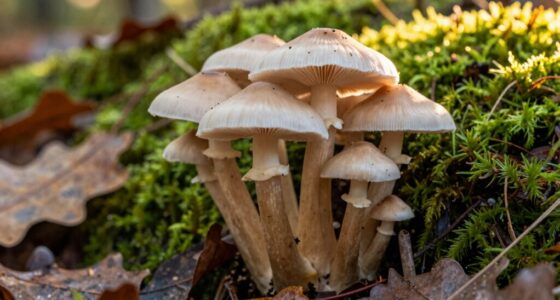 identifying hidden edible mushrooms
