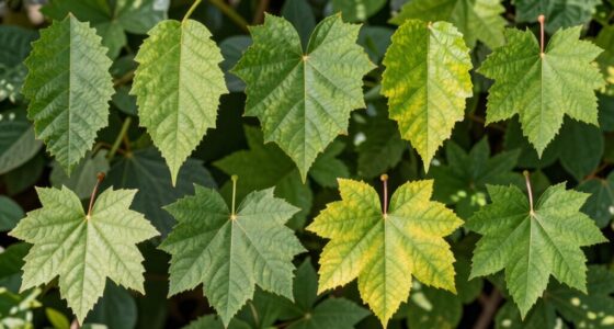 leaf shape aids identification