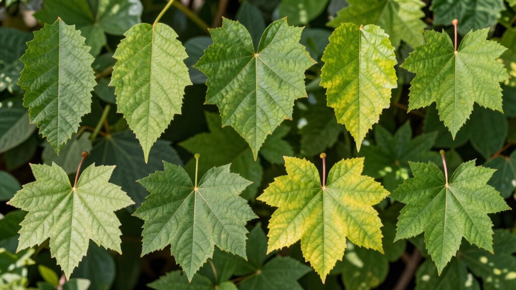 leaf shape aids identification
