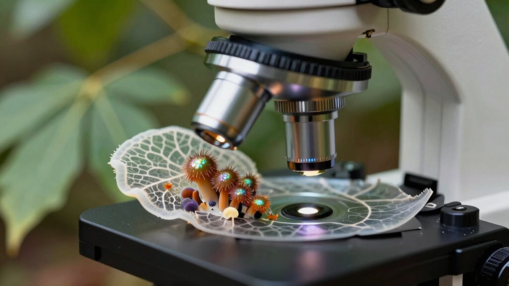 microscope for fungi details