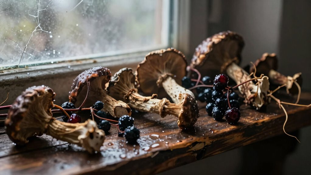 moisture spoils wild food