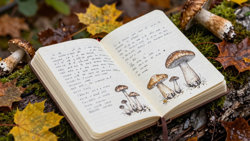 mushroom foraging record keeping