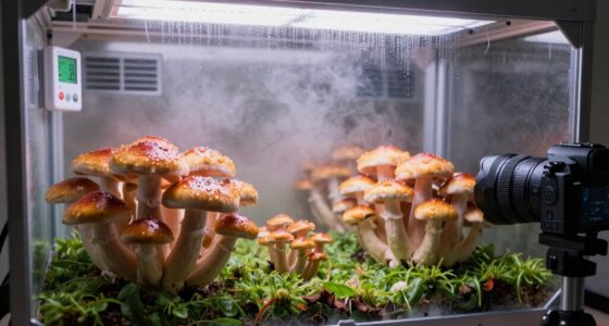 mushroom grow tent humidity