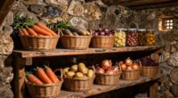 old fashioned storage methods