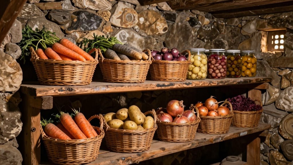 old fashioned storage methods