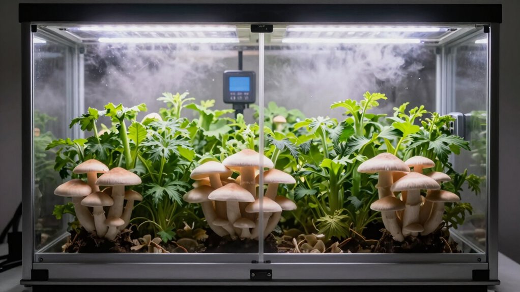 optimal mushroom growing environment