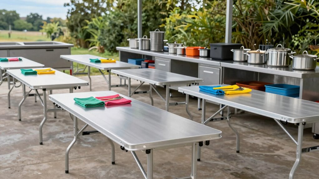 organized camp kitchen essentials