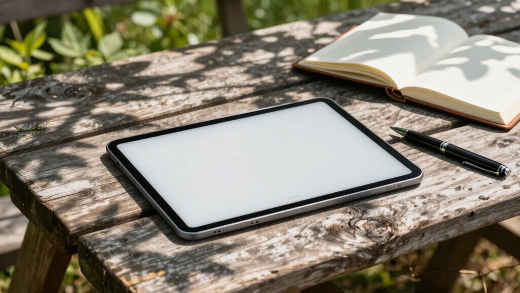 outdoor e ink journaling