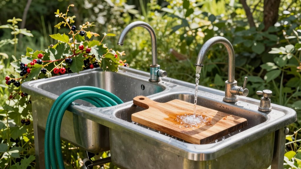 outdoor wild harvest sink